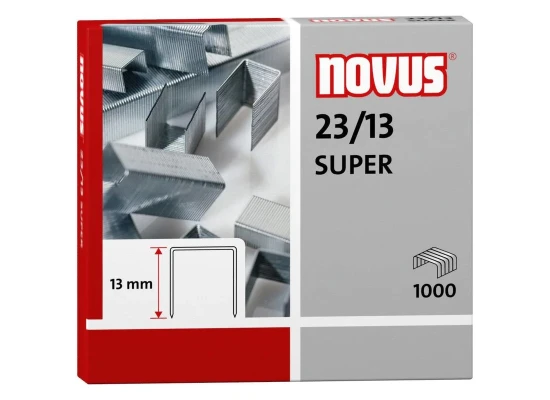 Novus 23/13 Super Staples - Pack of 1000